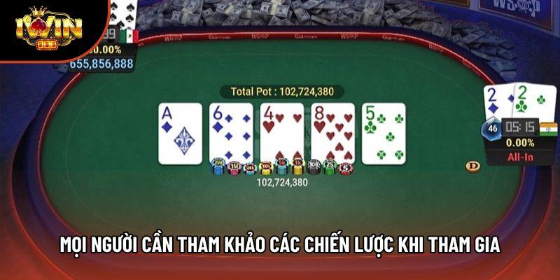 Mọi người cần tham khảo các chiến lược khi tham gia